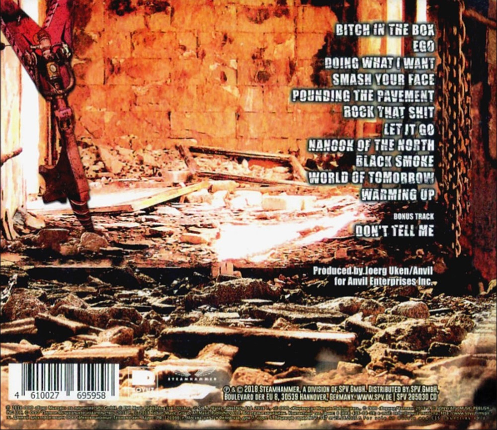 Anvil  Pounding The Pavement (RU) (CD)