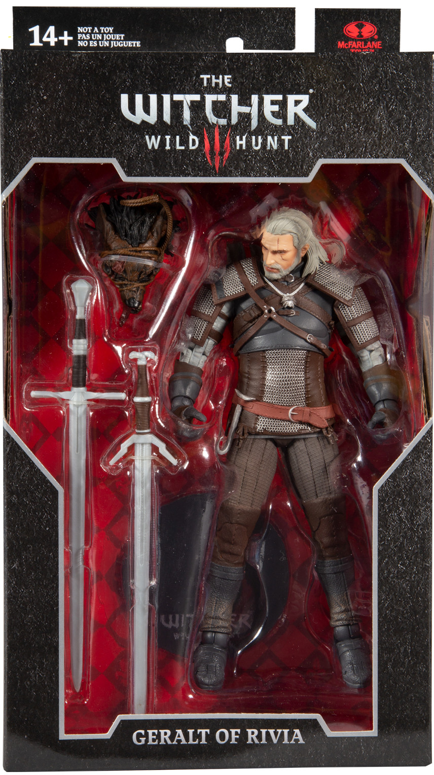  The Witcher Wild Hunt: Geralt Of Rivia Action Figure (18 )