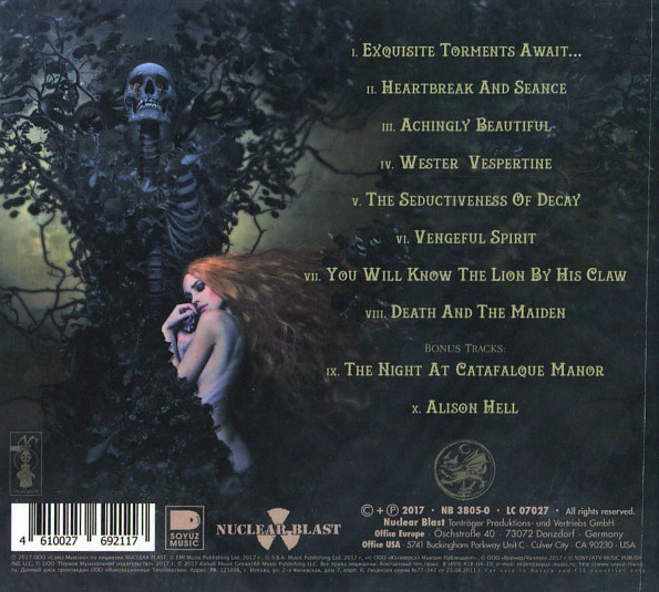 Cradle Of Filth � Cryptoriana: The Seductiveness Of Decay [Digipak] (RU) (CD)