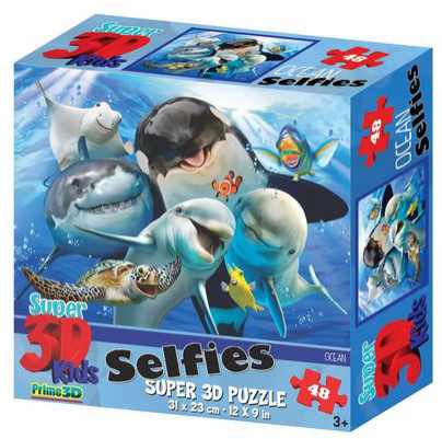 Super 3D Puzzle: Океан Селфи