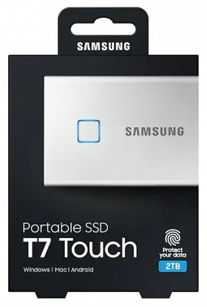 ������������� ���������� Samsung SSD T7 Touch 2TB USB Type-C (����������)