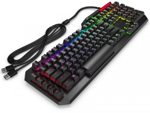 Клавиатура HP OMEN Sequencer проводная игровая с подсветкой для PC (черный)(2VN99AA#ACB)