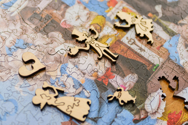 Wooden Puzzles: Безумное чаепитие