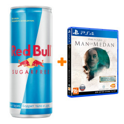  The Dark Pictures: Man of Medan [PS4,  ] +   Red Bull   250