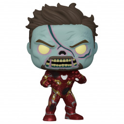 ������� Funko POP Marvel What If...? Zombie Iron Man Bobble-Head (9,5 ��)