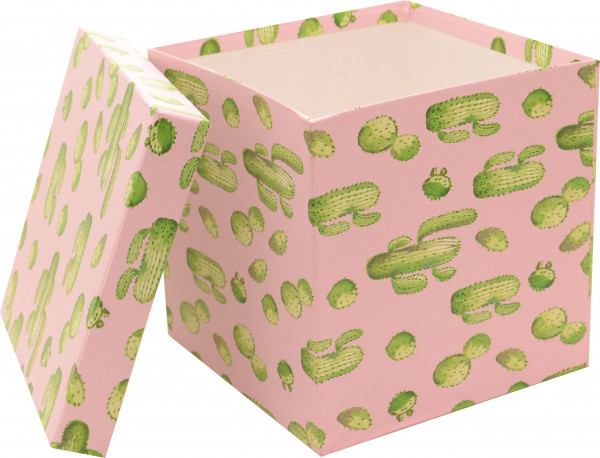 Коробка подарочная Кактусы (18,5x18,5x18,5 см)