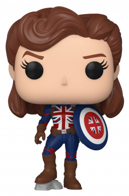  Funko POP: Marvel What If...?  Captain Carter Bobble-Head (9,5 )