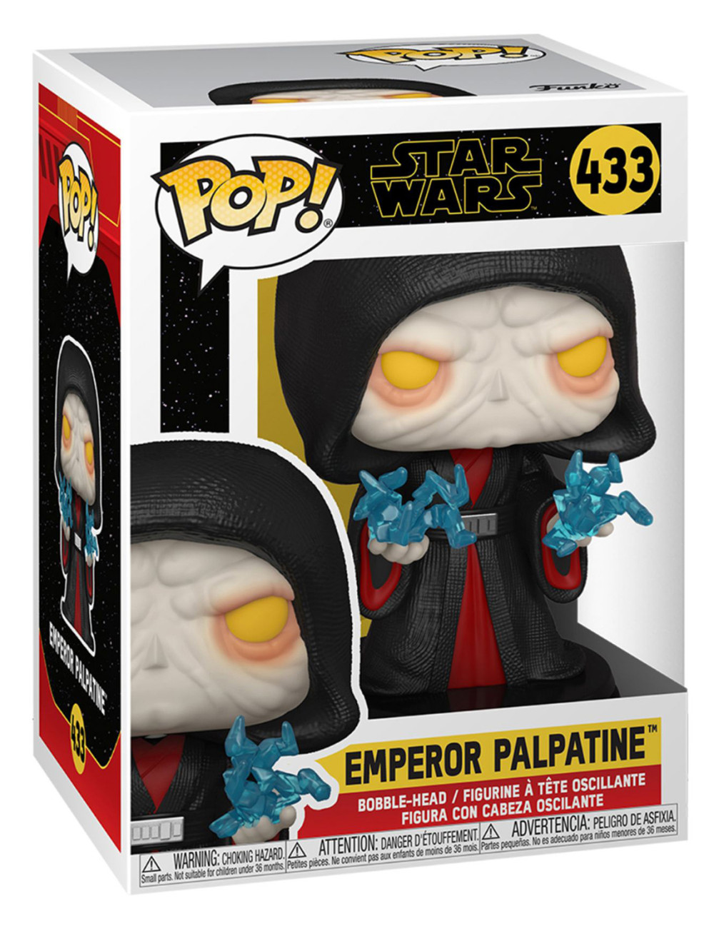  Funko POP: Star Wars E9 Rise of Skywalker  Revitalized Palpatine Bobble-Head (9,5 )