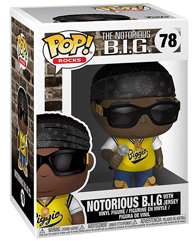  Funko POP Rocks: The Notorious B.I.G.  Notorious B.I.G. With Jersey (9,5 )