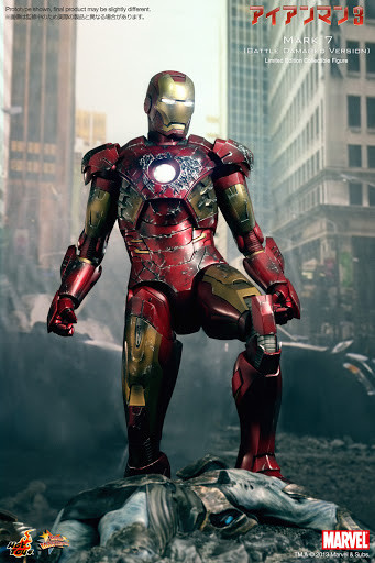  Iron Man 3 Iron Man Mark 7 Battle Damaged Version (36 )