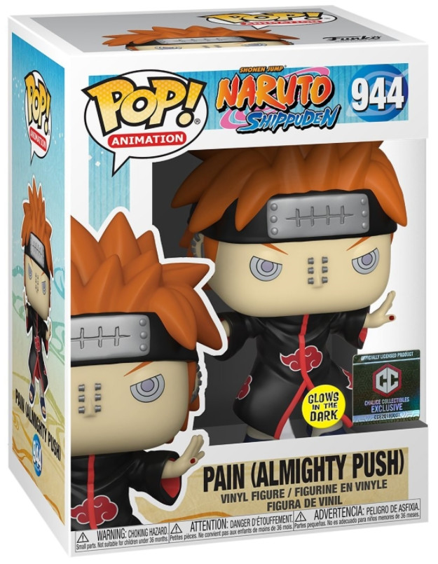  Funko POP Animation: Naruto Shippuden  Pain Almighty Push Glows In The Dark Exclusive (9,5 )
