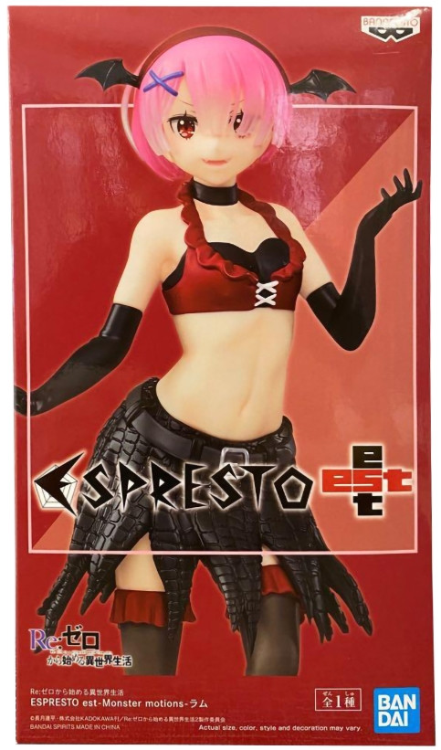 Фигурка Re: Zero Starting Life In Another World: Espresto Est Monster Motions – Ram