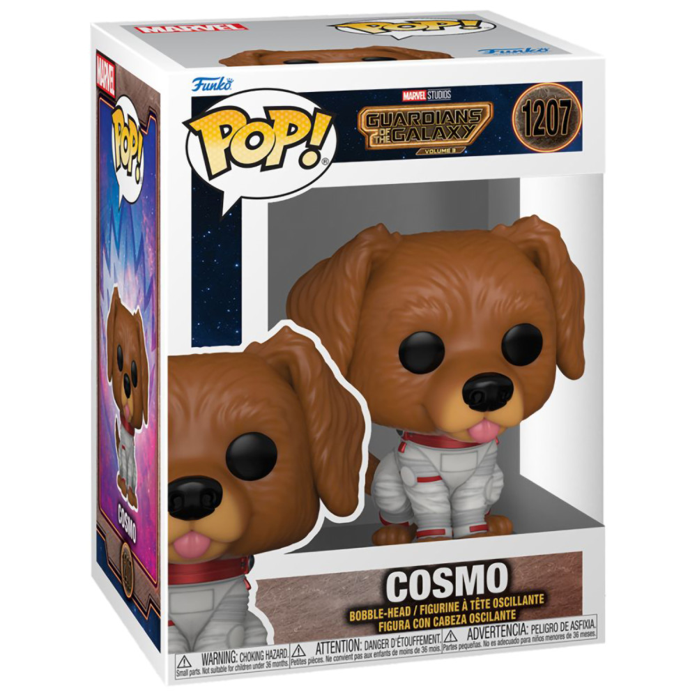  Funko POP Marvel: Guardians Of The Galaxy 3  Cosmo Bobble-Head (9,5 )