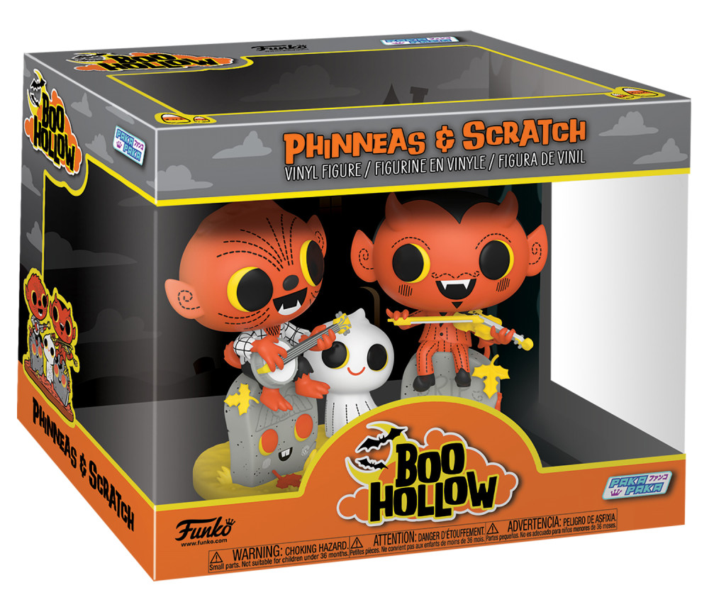  Funko: Boo Hollow  Phinneas, Scratch And Ori Paka Paka