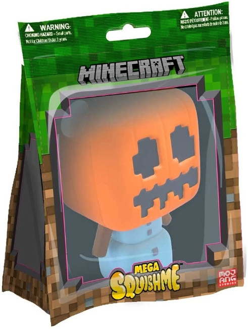 Игрушка-антистресс сквиш Minecraft: Снежный Голем Mega (15 см)