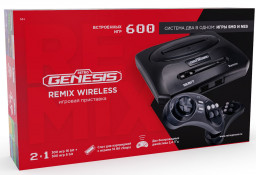   Retro Genesis Remix Wireless (8+16Bit) + 600 