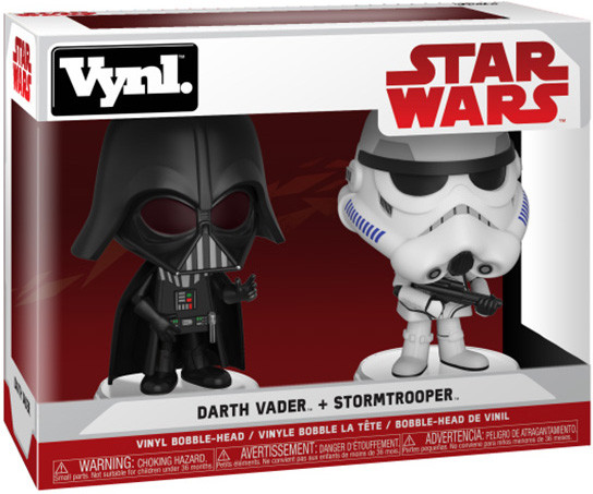  Funko Vynl: Star Wars  Darth Vader + Stormtrooper (9,5 )