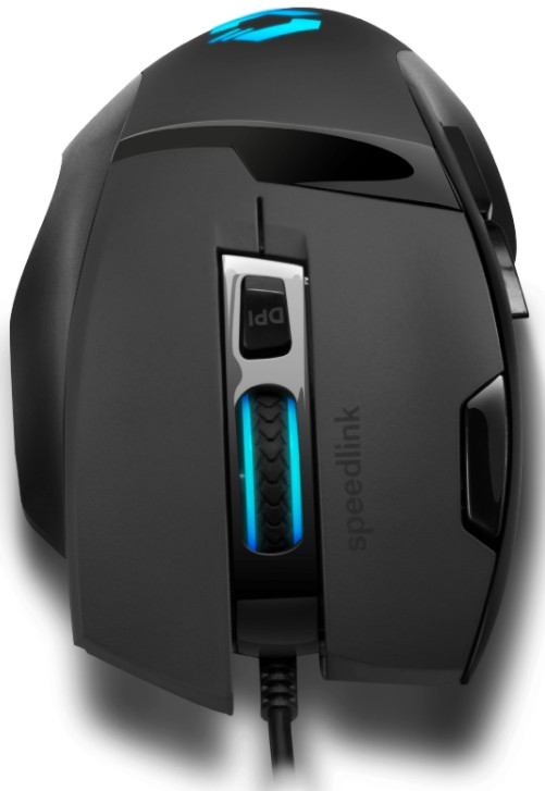 Мышь Speedlink Vades Gaming Mouse black-black проводная для PC (SL-680014-BKBK)