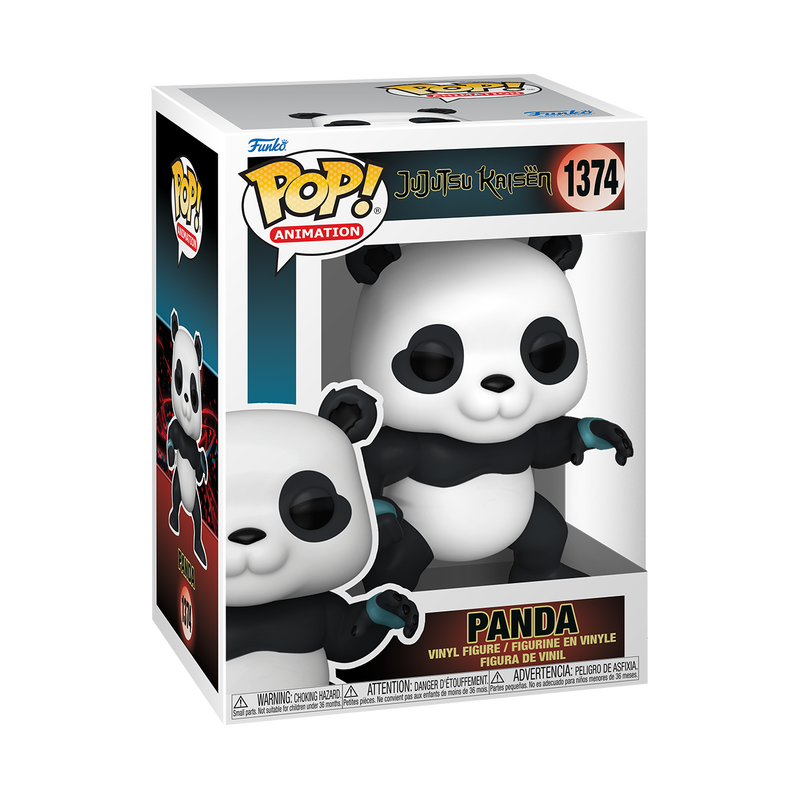  Funko POP Animation: Jujutsu Kaisen  S2 Panda Flocked Exclusive (9, 5 )