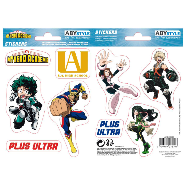 Набор наклеек My Hero Academia: UA High School
