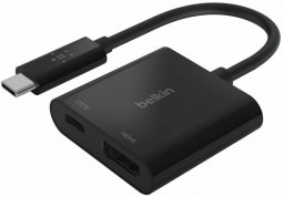  Belkin USB-C  HDMI, 60 , PD () (AVC002btBK)