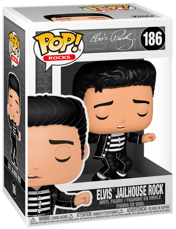  Funko POP Rocks: Elvis Presley  Elvis Jailhouse Rock (9,5 )