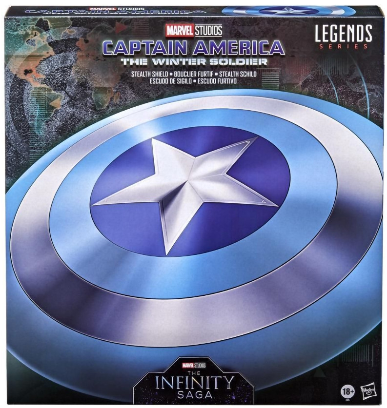   Marvel The Infinity Saga: Captain America  The Winter Soldier Stealth Shield Legends Series (60 )