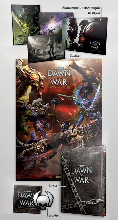 Состав коллекционного издания Warhammer 40000. Dawn of War