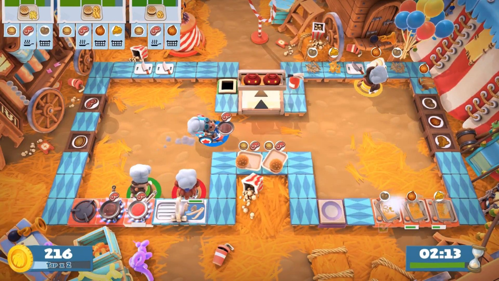 Overcooked! 2: Carnival of Chaos.  [PC,  ]