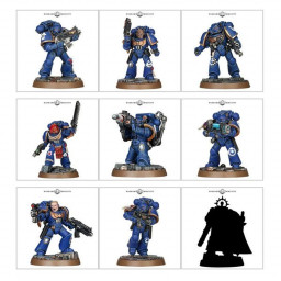  Warhammer Blind Box: Miniatures Space Marine Heroes – Rest Of The World (1 .  )