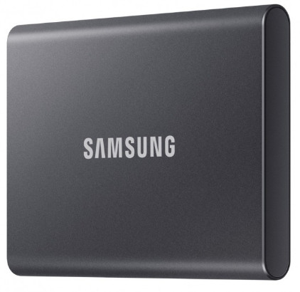 Твердотельный накопитель Samsung SSD T7 Touch 500GB USB Type-C (титановый)