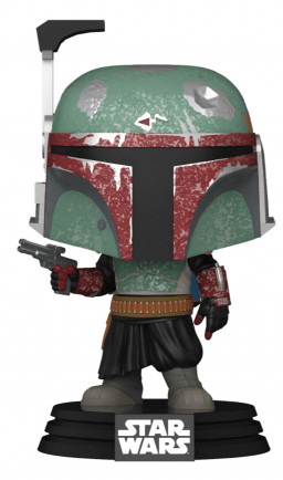  Funko POP: Star Wars The Mandalorian  Boba Fett Bobble-Head (9,5 )