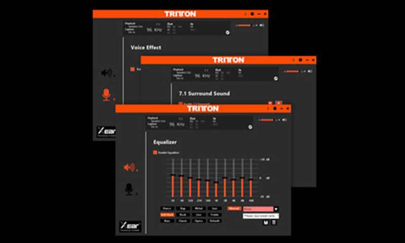  Tritton ARK 100 7.1 Headset  Black  PC