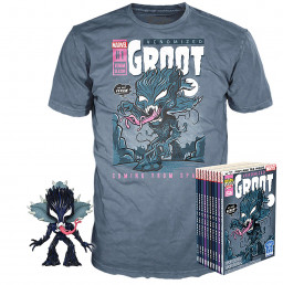   +  Funko POP Tees: Marvel  Venomized Groot