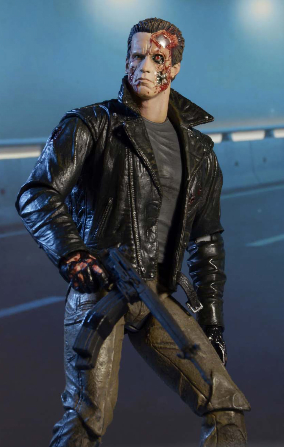 ������� NECA Scale Action Figure: Terminator 1984 � Ultimate Police Station Assault T-800 (17 ��)