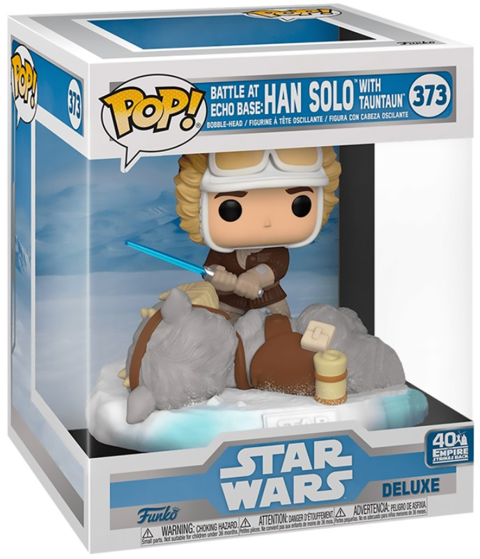  Funko POP Star Wars 40: Han Solo With Tauntaun Deluxe Bobble-Head Exclusive (9,5 )