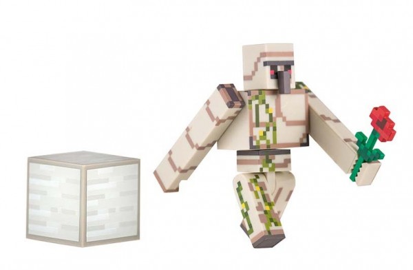 Фигурка Minecraft Iron Golem с аксессуарами (6 см)