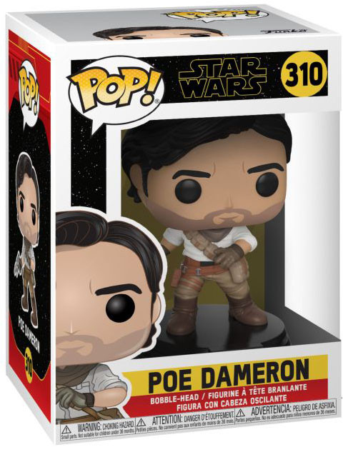  Funko POP: Star Wars Rise of Skywalker  Poe Dameron Bobble-Head (9,5 )