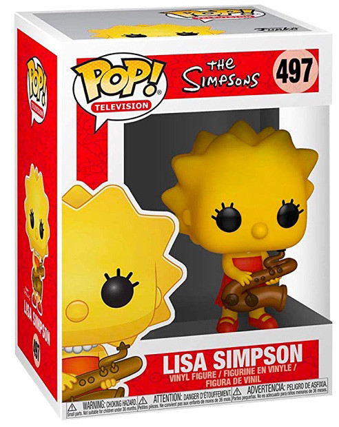  Funko POP Television: The Simpsons  Lisa Simpson With Saxophone (9,5 )