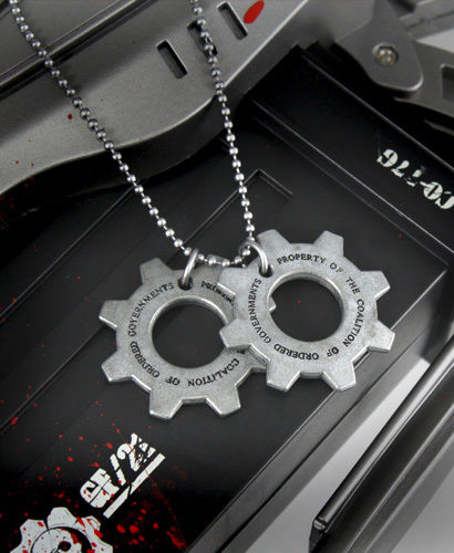 Кулоны Gears of War Metal COG Tags