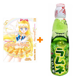 ����� ����� Sailor Moon ��� 5 + ������� ������������ Ramune Lemonade Melon ���� ���� 200��