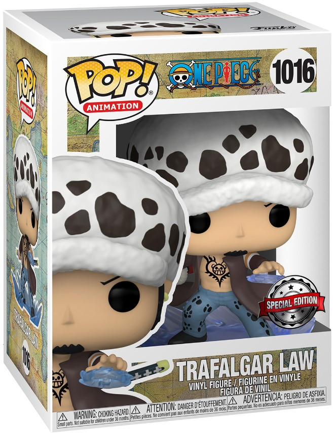 Фигурка Funko POP Animation: One Piece – Trafalgar Law With Chase Exclusive (9,5 см)