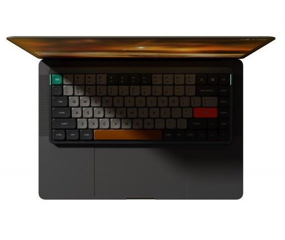  Nuphy AIR75 (Twilight)   , 84 , RGB , Brown Switch  PC