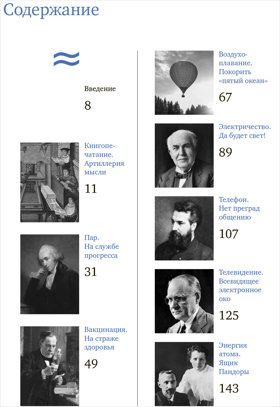 Технологии, изменившие мир (шрифтовая)
