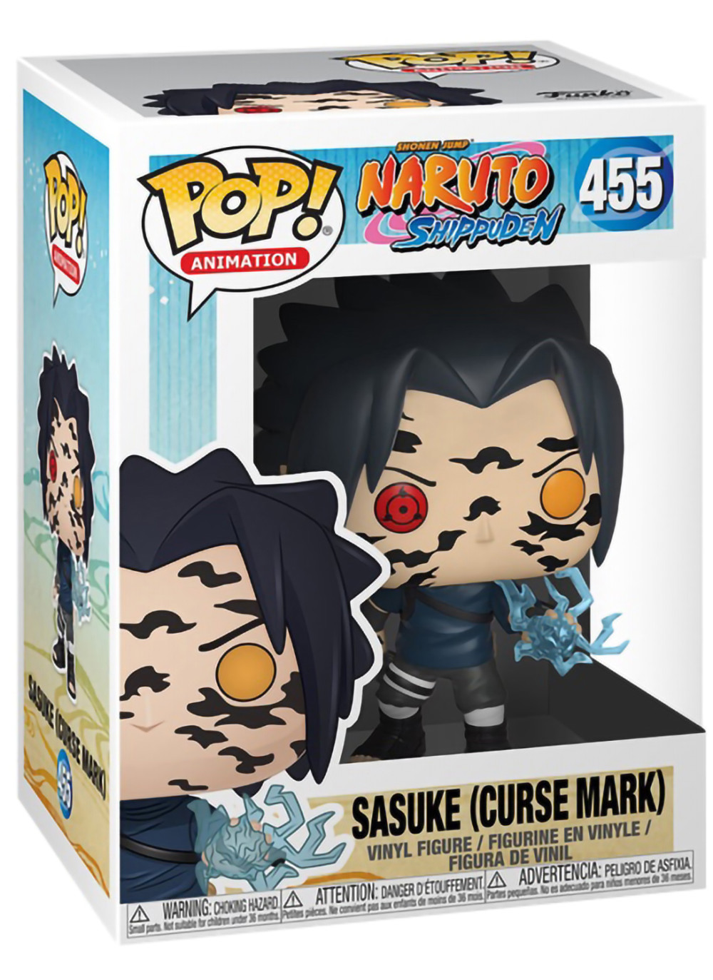  Funko POP Animation: Naruto Shippuden  Sasuke Curse Mark Exclusive (9,5 )