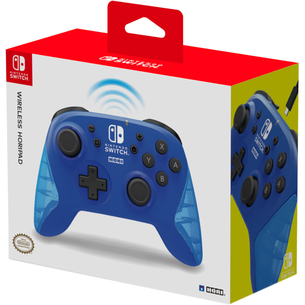 Геймпад Horipad Wireless беспроводной для Nintendo Switch (синий) (NSW-174U)