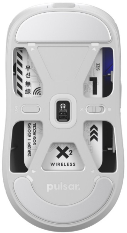  Pulsar X2 Wireless Mini White , ,   PC ()