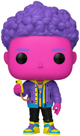 Funko POP Marvel Spider-Man: Across The SpiderVerse  Miles Morales Blacklight Exclusive Bobble-Head (9,5 )