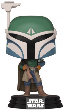  Funko POP: Star Wars The Mandalorian  Covert Mandalorian Bobble-Head (9,5 )