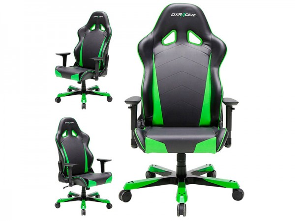 Геймерское кресло DXRacer Tank OH/TS29/NE (Black/Green)